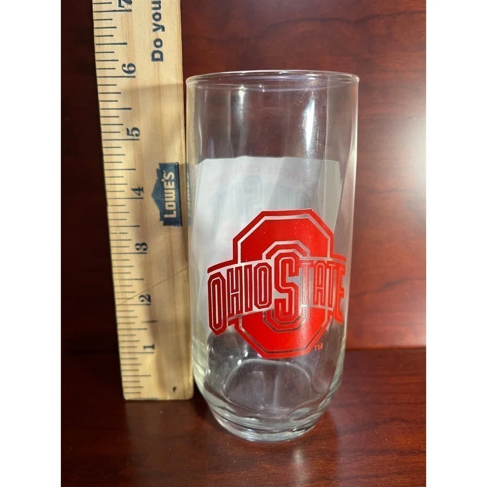 National Champions Ohio State Football glass 25th Anniversary 1968-1993